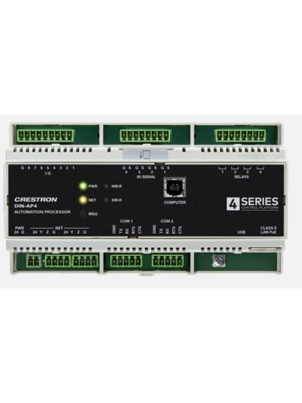 Crestron DIN-AP4 4-Series DIN Rail Control System